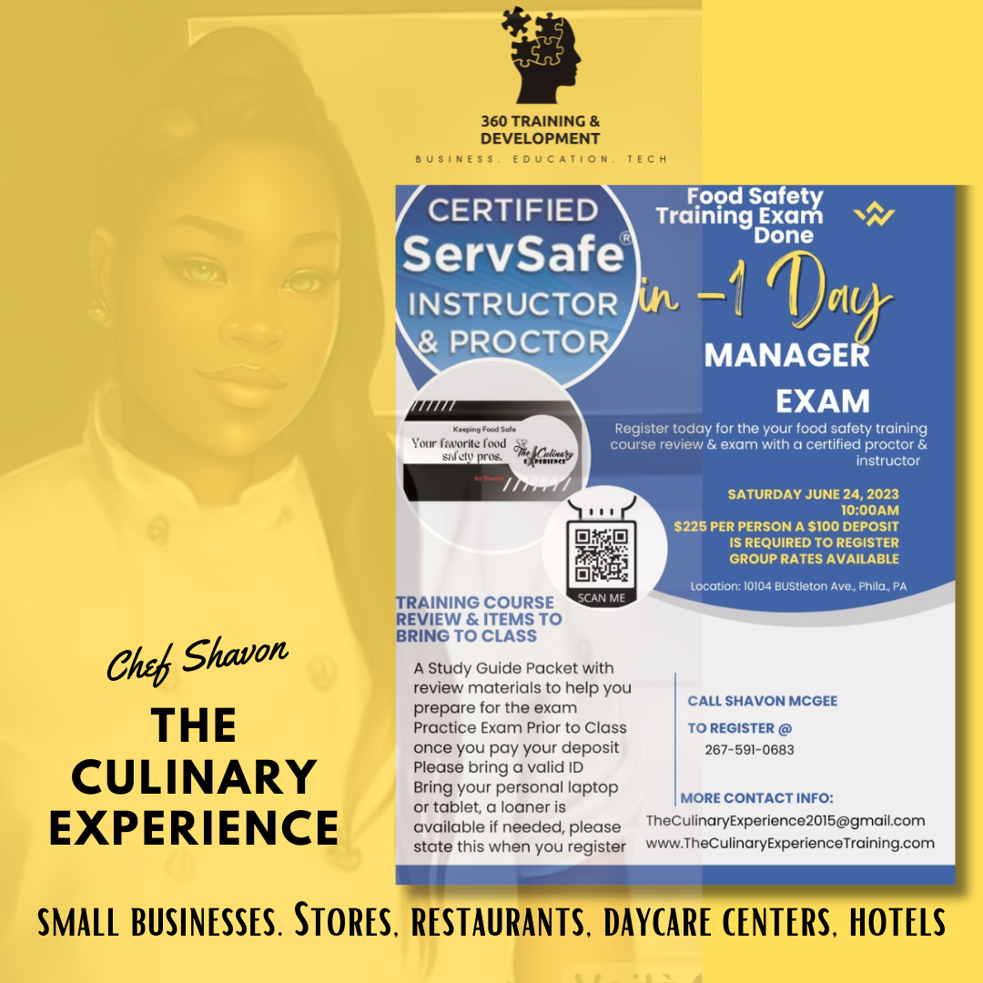 ServSafe Certification Course 360 Training Development ServSafe Certification Course 360 Training Development